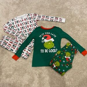 Carters Christmas Pajama Bundle! Girls Size 10